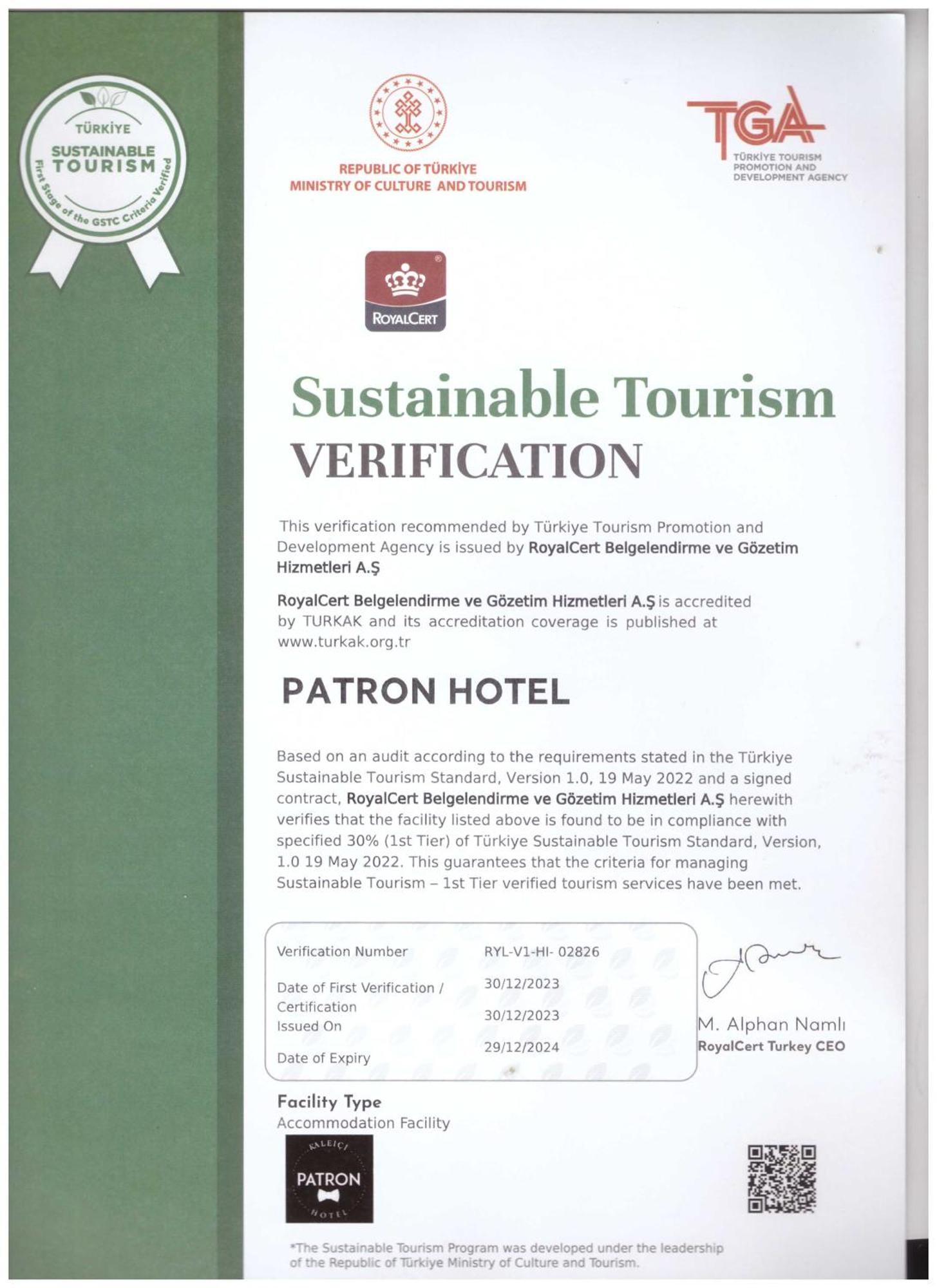 Patron Hotel アンタルヤ エクステリア 写真